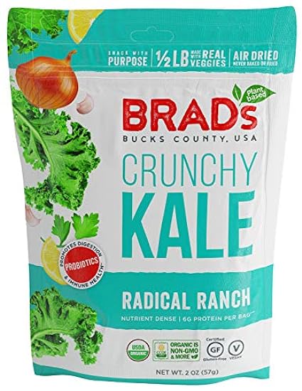 Brad´s Plant Based Organic Crunchy Kale, Radical R