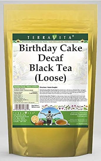 Birthday Cake Decaf Negro Tea (Loose) (8 oz, ZIN: 535198) - 3 Pack 688479115