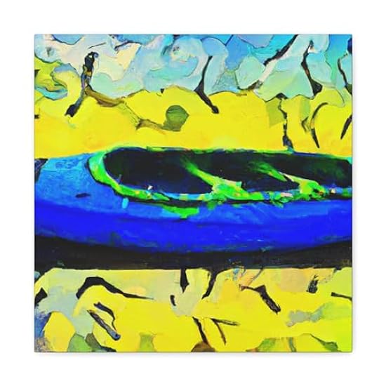 Kayaking on Canvas - Canvas 16″ x 16″ / Premium Gallery