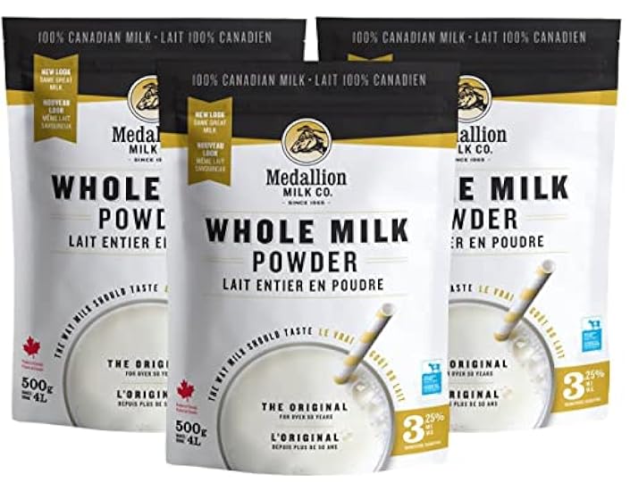 MEDALLION Whole Milk Powder 500g (3 bolsas) 1686394