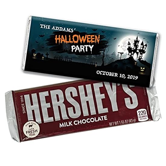 12ct Halloween Candy Party Favors Personalized Chocolat