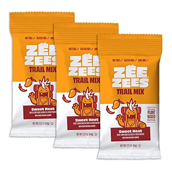 Zee Zees Trail Mix, Sweet Heat, 20 Count, Sin gluten, Kosher, Nut Free, Vegetarian, Low Sodium 438979306