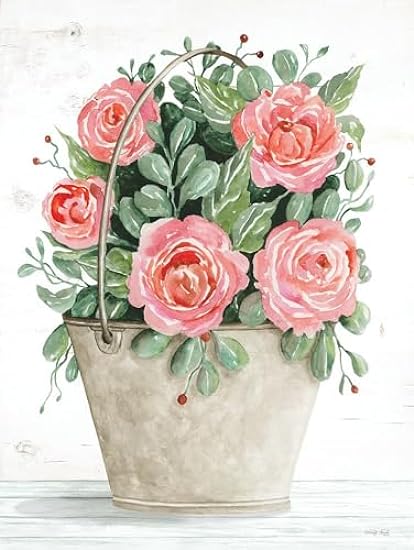 Pail of Roses Poster Print - Cindy Jacobs (18 x 24) 511539044