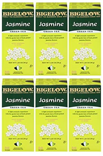 Bigelow Verde Tea with Jasmine 28-Count Boxes (Pack of 