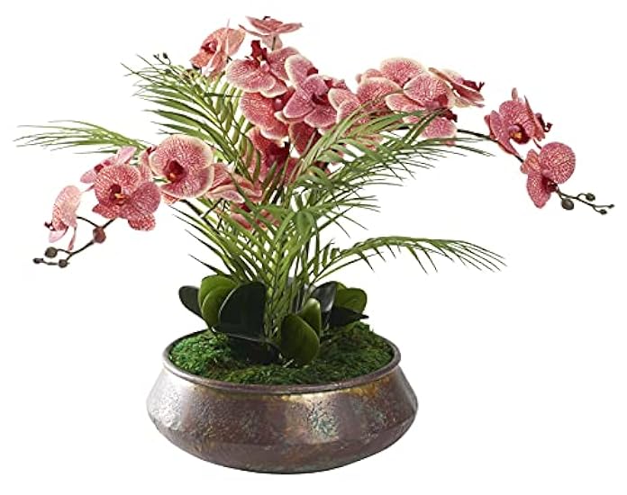 Phael Orchids in Aged Copper Bowl 220655587