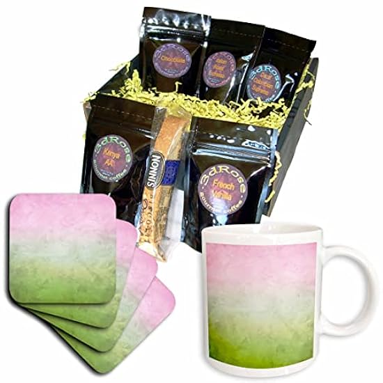 3dRose Pink To Verde Gradient Color - Café Gift Baskets