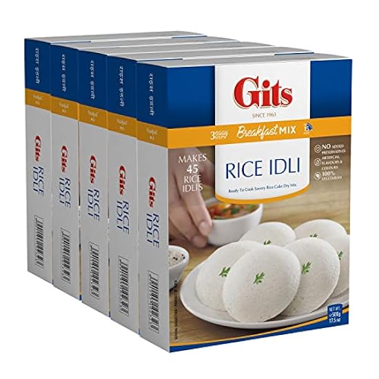 Gits Rice Idli (Super healthy light Rice cakes) 17.5 Oz