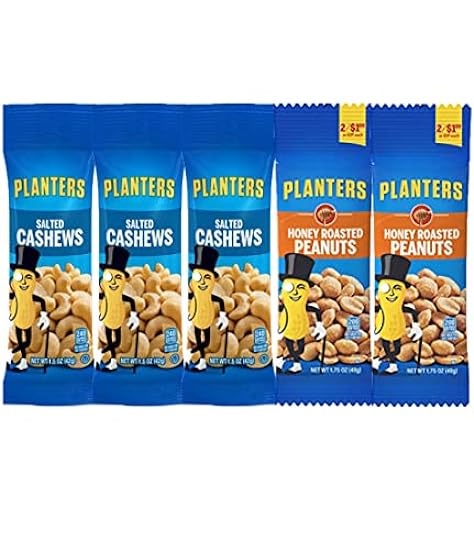 Nuts Paquetes de bocadillos - Mixed Nuts and Trail Mix Individual Packs - Healthy Snacks Care Package (28 Count) 939831791