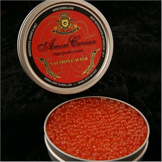 Salmon Caviar 2 oz - Ikura American Keta Sushi Grade 71