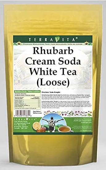 Rhubarb Cream Soda Blanco Tea (Loose) (4 oz, ZIN: 53662