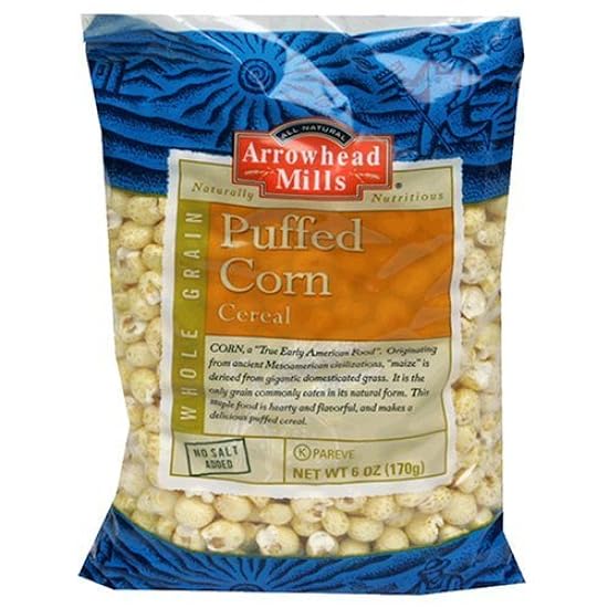 Arrowhead Mills Puffed Corn Cereal 6 OZ(Pack of 48)48 379735060