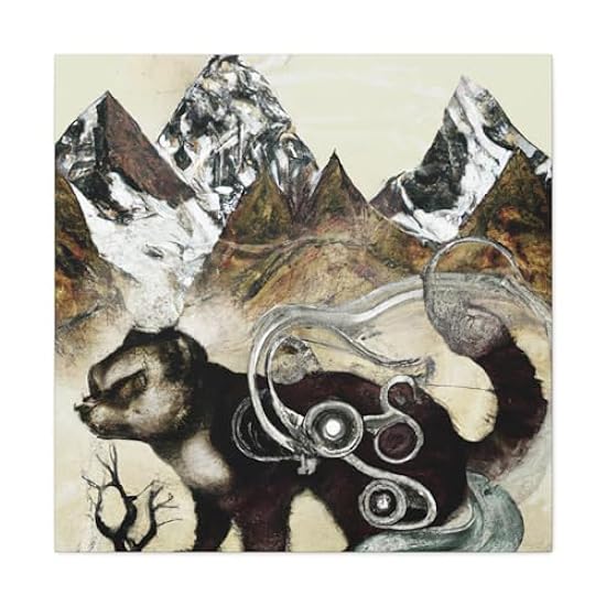 Steampunk Marmot Magic - Canvas 30″ x 30″ / 1.25