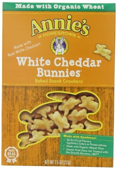 Annie´s Organic Blanco Cheddar Bunnies Baked Snack