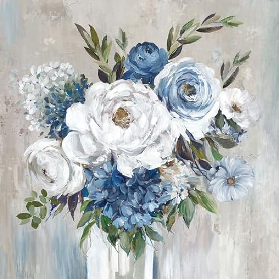 Blue Bouquet of Flowers Poster Print - Asia Jensen (24 x 24) 603630103
