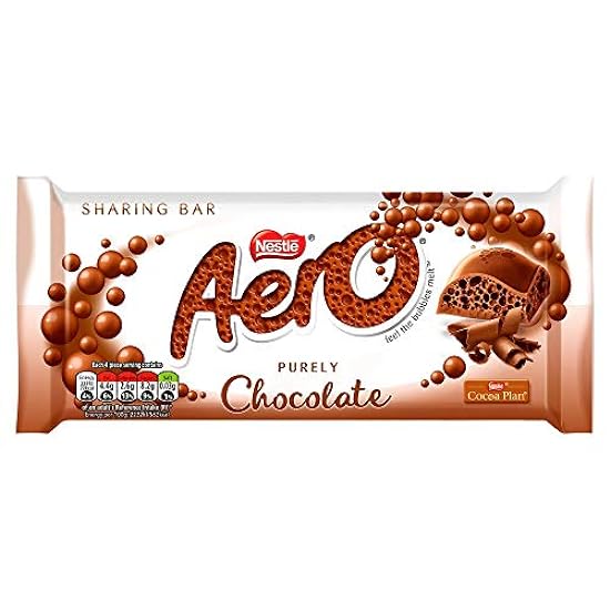 Nestle Aero Milk Chocolate Bar 90g (Pack of 15) 3153538