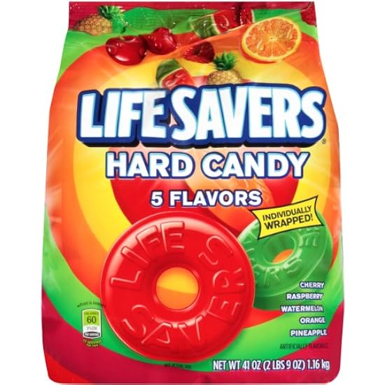 LifeSavers 5 Flavor Hard Candy, 41 Ounce (Pack of 6) 39