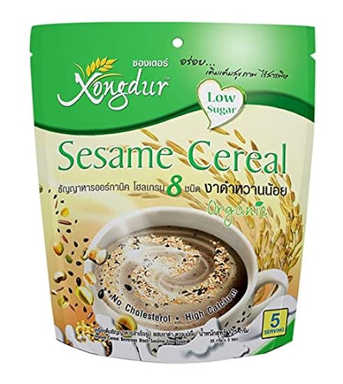 2x125g Negro Sesame Cereal 8 Whole Grains Organic Drink Mix Vegetarian Low Sugar 792435361