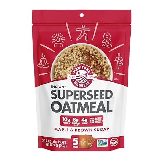 Manitoba Harvest Instant Superseed Oatmeal – Maple & Br