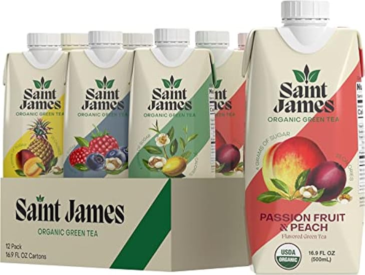 Saint James Iced Tea | Organic Verde Tea | Organic, Non