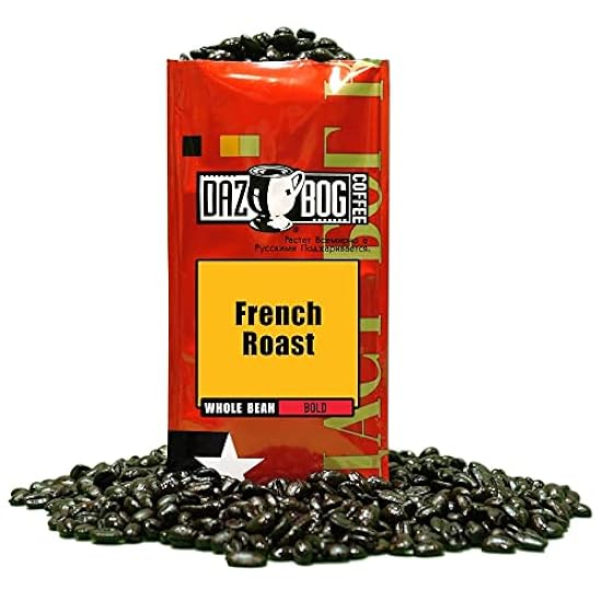 Dazbog Café | French Roast | Whole Bean Café | Pack of 