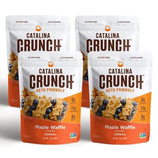 Catalina Crunch Maple Waffle Keto Cereal 4 Pack (9oz bo