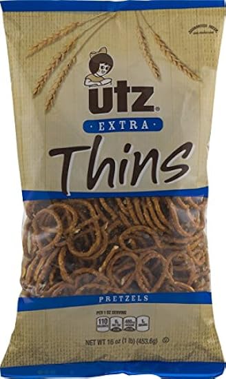 Utz Quality Foods Extra Thins Pretzels, 4-Pack 16 oz. b