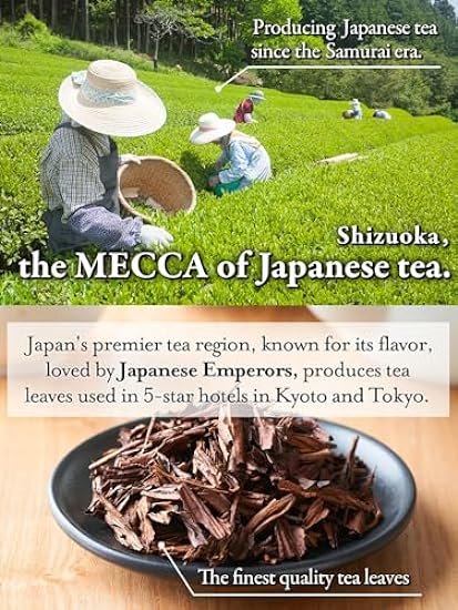 Sunrise Tea - Japanese Diet & Detox Verde Tea for Gut Health [10 billion Lactobacillus & Bifidobacteria / 1 cup] Houjicha, Kombucha, Guar Gum, Dietary Fiber [Non-Laxative & Caffeine-free] 1 box, 1 month´s supply 136358377