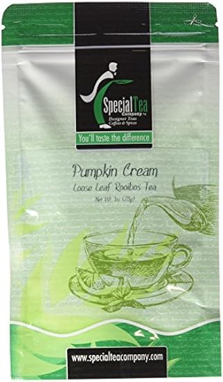 Special Tea Rooibos Tea Loose Leaf Tea, Pumpkin Cream, 