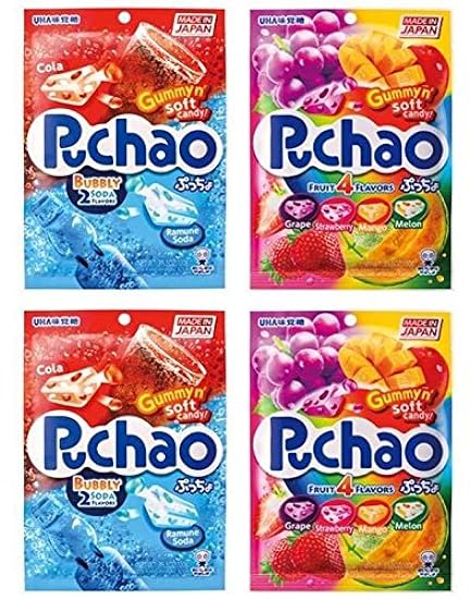 UHA mikakuto Puchao Gummy n´ Soft Candy, Cola, Ram