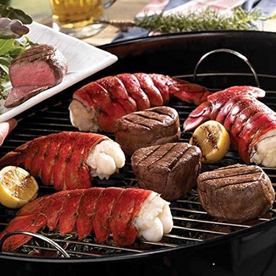 Lobster Gram M4FM8 EIGHT 4-5 OZ MAINE LOBSTER TAILS AND