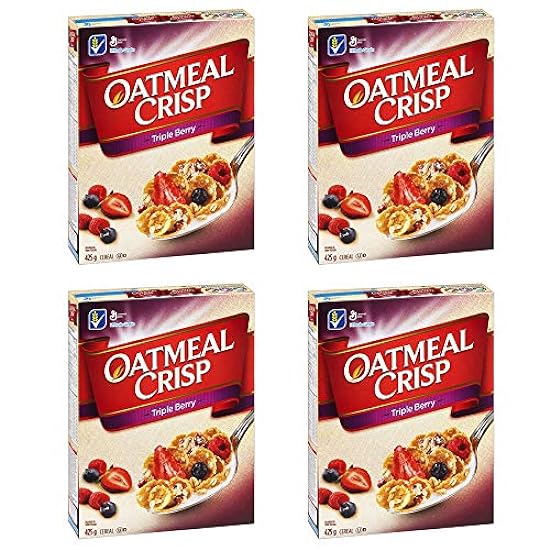 Oatmeal Crisp Triple Berry, 425g/14.99oz 4-Pack {Import