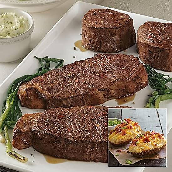 The Father´s Day Cookout - Filet Mignon + Kansas City Strip Steaks, Finishing Butter and Potatoes from Kansas City Steaks 515313942