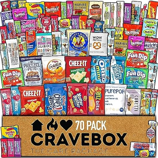 CRAVEBOX Snack Box (70 count) Easter Day Treats Variety