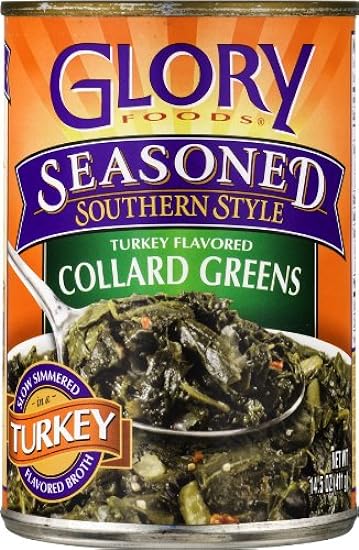 Glory Foods Collard Verdes With Smoked Turkey (12x14.5Oz ) 677600818