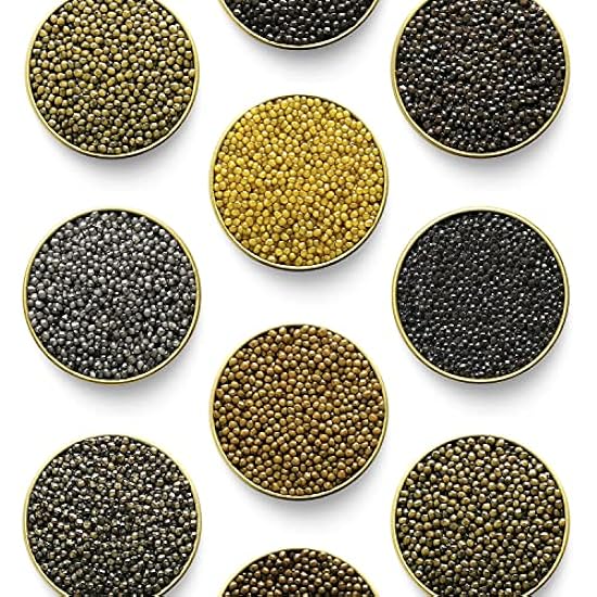 MARKY´S Caspian Osetra Karat Negro Caviar - 1 oz / 28 g - Premium Osetra Sturgeon Malossol Negro Roe - GUARANTEED OVERNIGHT 460204220