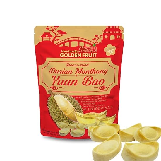 Wel B Golden Fruit Freeze-dried Durian Monthong Yuan Ba