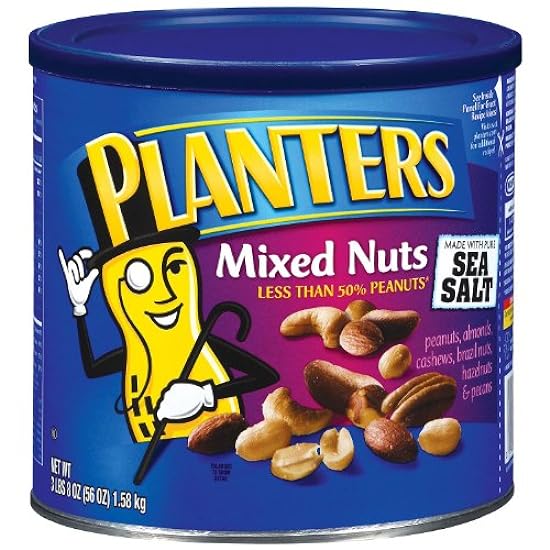 Planters Mixed Nuts with Sea Salt (56 oz.) (pack of 2) 