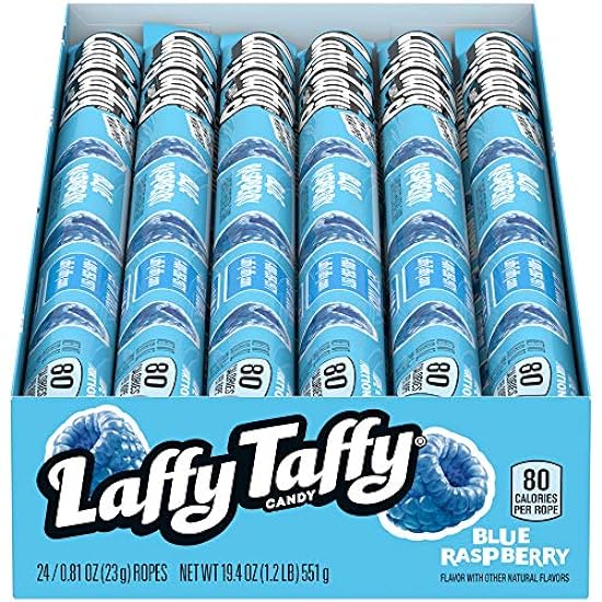 Laffy Taffy Rope, Blue Raspberry, 0.81Ounce, Pack of 96