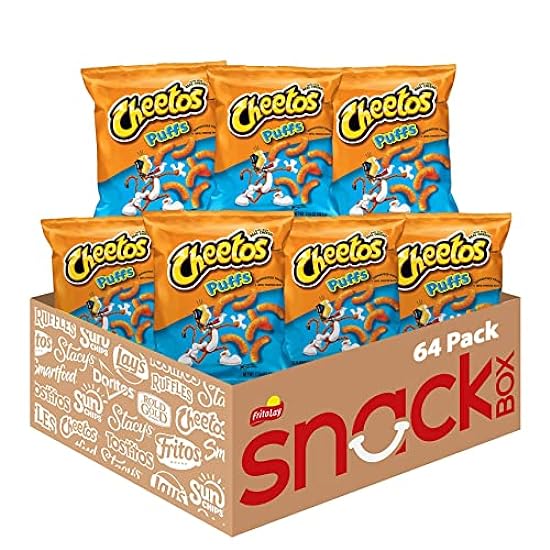 Cheetos Cheese Flavored Snacks, Puffs, 1.375 Ounce (Pac