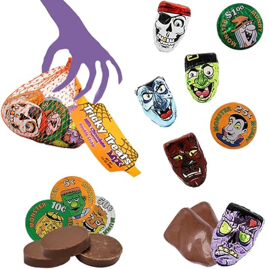 Trick or Treat Mesh Bag of Halloween Snacks, Individual